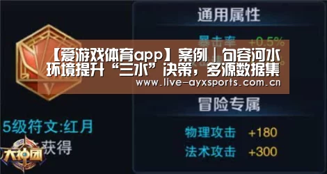 【爱游戏体育app】案例｜句容河水环境提升“三水”决策，多源数据集成，发挥“智慧”价值(图3)